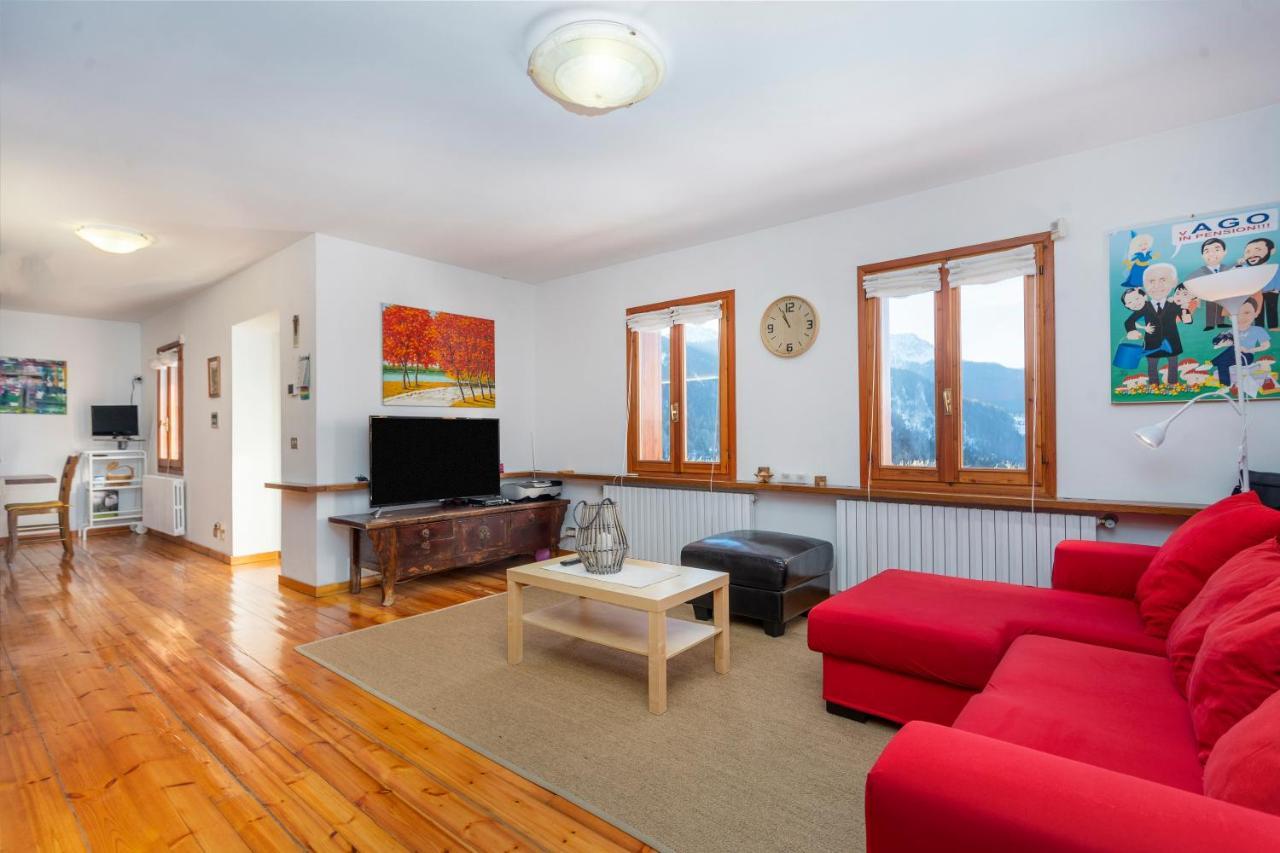 Panoramic House Carnia - Mountain View Apt With Parking And Terraces Βίλα Ligosullo Εξωτερικό φωτογραφία