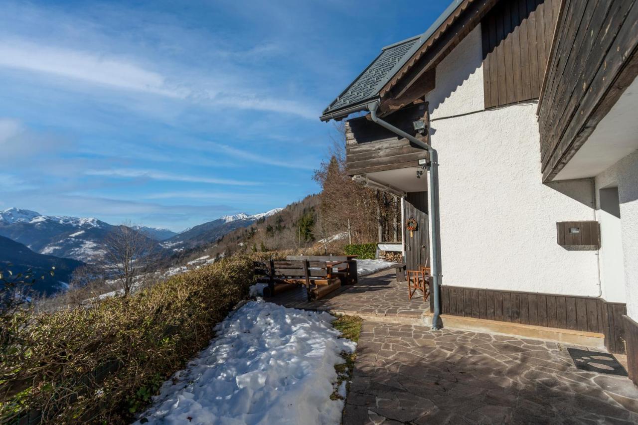 Panoramic House Carnia - Mountain View Apt With Parking And Terraces Βίλα Ligosullo Εξωτερικό φωτογραφία
